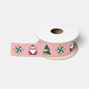 Lazo De Raso Navidades de Peppermint Origami