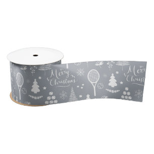 Lazo De Raso Navidades de tenis elegantes, grises y blancos