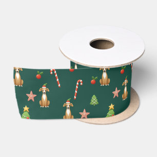 Lazo De Raso Navidades de Whippet festivos