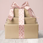 Lazo De Raso Navidades del Retro de Vintage Rosa Santa Claus<br><div class="desc">Añada un toque nostálgico a su decoración navideña con esta cinta rosada de satén de los Navidades de Santa Claus. Con un diseño clásico de Santa Claus con copos de nieve festivos sobre un fondo sólido, esta cinta es perfecta para envolturas de regalo, artesanías de vacaciones, coronas y más. El...</div>
