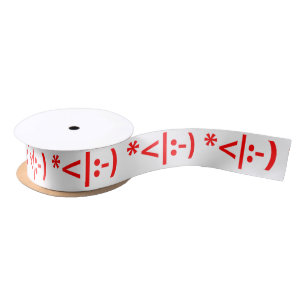 Lazo De Raso Navidades Elf Emoticon Xmas ASCII Texto Arte