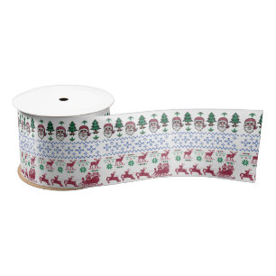Lazo De Raso Navidades feos estilo dulce Thunder_Cove