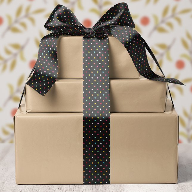 Lazo De Raso Navidades festivos de Punto de Polka Arcoiris (Subido por el creador)