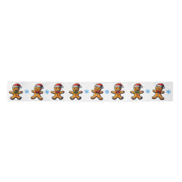Lazo De Raso Navidades Gingerbread Man Ribbon