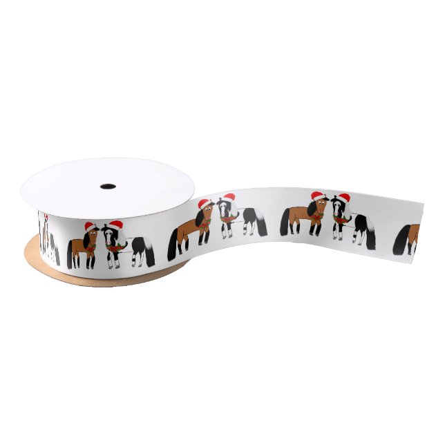 Lazo De Raso Navidades Horse Ribbon (Carrete)