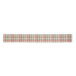 Lazo De Raso Navidades Oro Rosa Green Plaid
