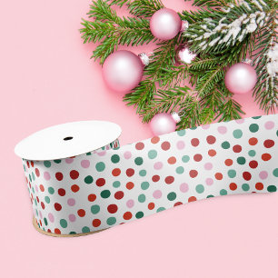 Lazo De Raso Navidades rojos, rosados y verdes animan a la cint
