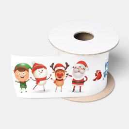 Lazo De Raso Navidades Rudolf El reno y sus amigos