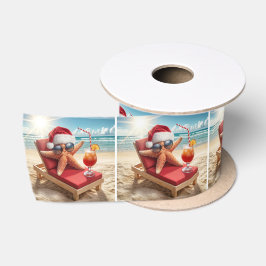 Lazo De Raso Navidades Santa Stafish On a Chaise Lounge