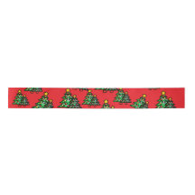 Navidades Satin Red Ribbon