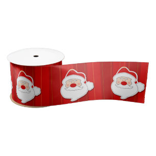 Lazo De Raso Navidades Satin Ribbon/Santa Claus