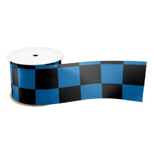 Lazo De Raso Negro azul oscuro