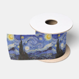 Lazo De Raso Noche estrellada por la pintura de Vincent Willem