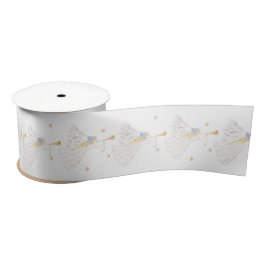 Lazo De Raso Noel Angel Navidades Ribbon