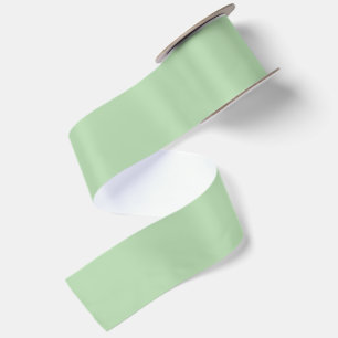 LAZO DE RASO NOMBRE PERSONALIZADO Y TEXTO VERDE PÁLIDO