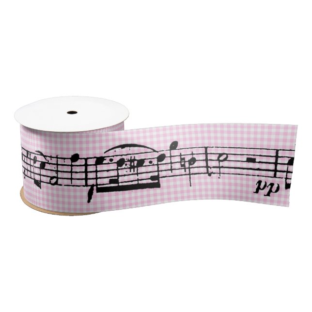 Lazo De Raso Notas musicales sobre Pink Gingham (Carrete)