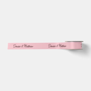 Lazo De Raso Novia y Groom Almond Blossom Pink