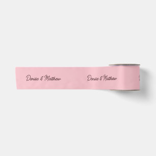 Lazo De Raso Novia y Groom Almond Blossom Pink