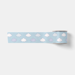 Lazo De Raso Nube Celestial Soñadora Estelar Caprichosa