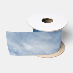 Lazo De Raso Nubes blancas del cielo azul