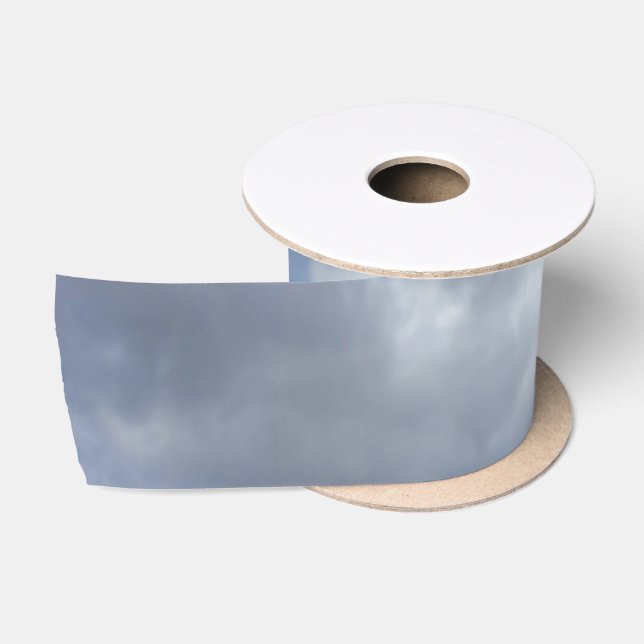 Lazo De Raso Nubes del cielo azul + tus ideas (Carrete)