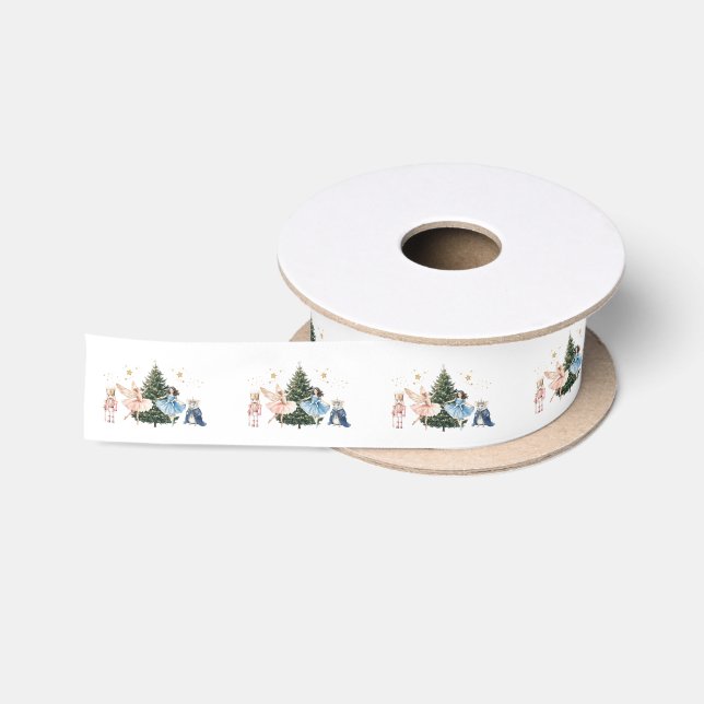 Lazo De Raso Nutcracker Ballet Navidad (Carrete)