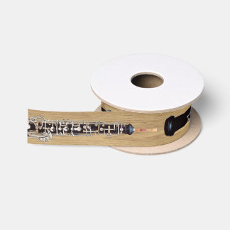 Lazo De Raso Oboe en el efecto de madera