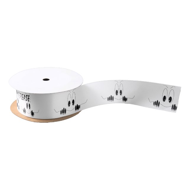 Lazo De Raso Ojos de curiosidad de la cinta satinada lúdica lúg (Carrete)