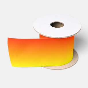 Lazo De Raso Ómbre naranja rojizo personalizado