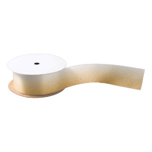 Lazo De Raso Ombre Relieve metalizado Faux Gold