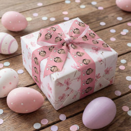 Lazo De Raso Orejas de conejo de Pascua personalizadas con foto