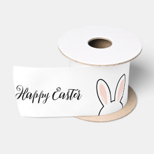 Lazo De Raso Orejitas de conejo lindas minimalistas Feliz Pascu