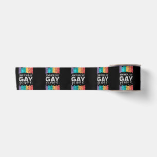 Lazo De Raso Orgullo Arcoíris LGBT Vintage Algunas Personas Son