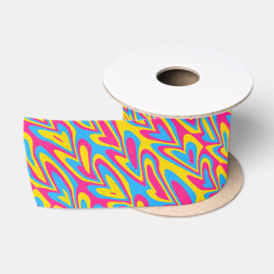 Lazo De Raso Orgulloso Pansexual Groovy Trippy Squiggly Quirky 