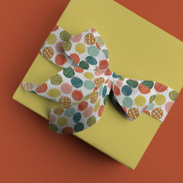 Lazo De Raso Ornamentos navideños acuarelas