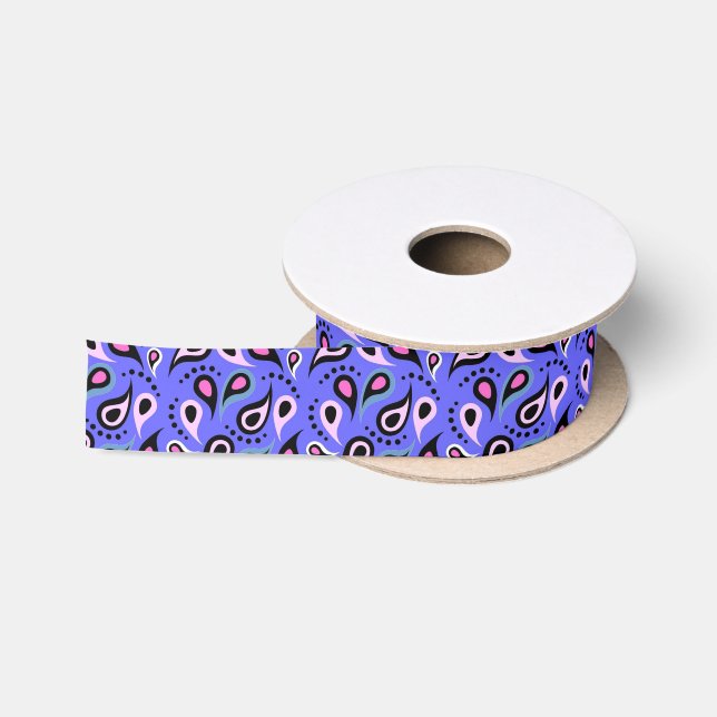 Lazo De Raso Paisley (Carrete)