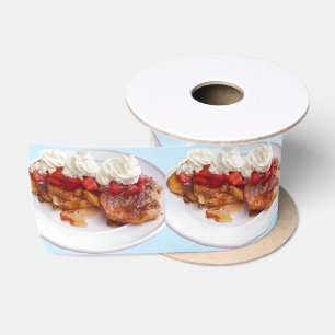 Lazo De Raso Pan Dulce Con Fresas Y Crema