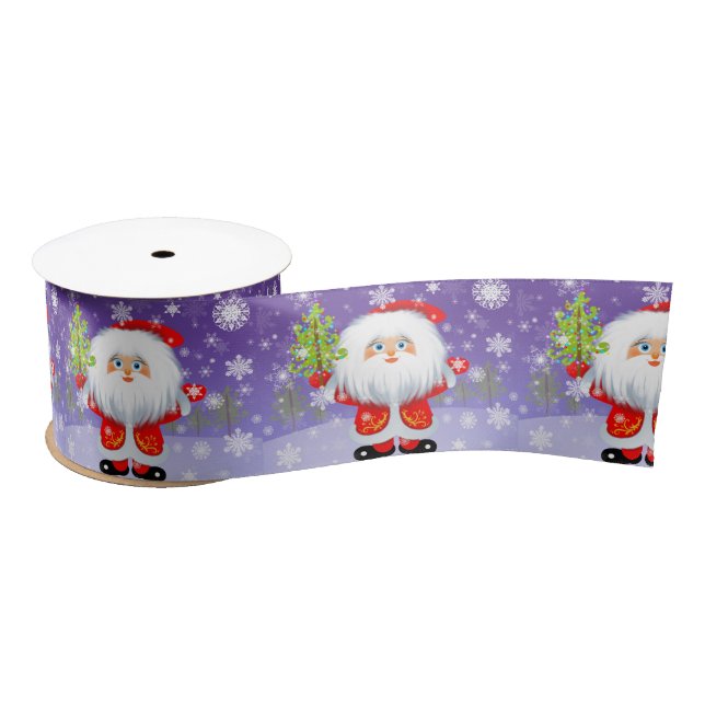Lazo De Raso Papá Noel (Carrete)