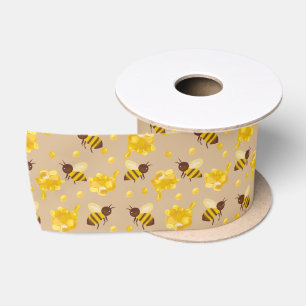 Lazo De Raso Papel de envolver Abeja Melífera