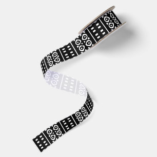 Lazo De Raso Papel de regalo de estampado africano minimalista