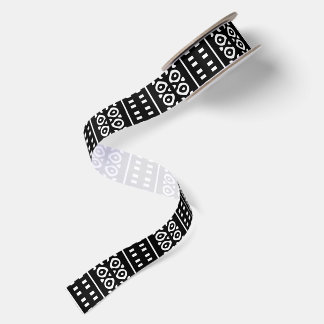 Lazo De Raso Papel de regalo de estampado africano minimalista