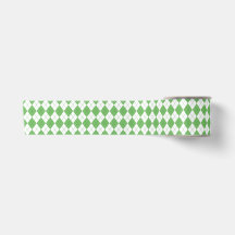 Papel de regalo de golf con patrón de argyle verde