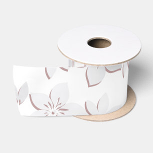 Lazo De Raso Papel pintado de flores 1