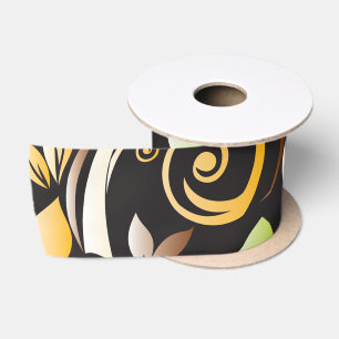Lazo De Raso Papel pintado de flores 4