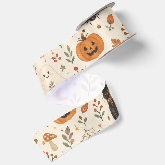 Lazo De Raso Papel pintado escandinavo de Halloween, arte popul