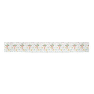 Lazo De Raso Parasol floral Art Nouveau y chicles primaverales