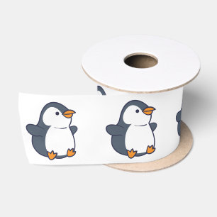 Lazo De Raso Partido de Cumpleaños del Pingüino