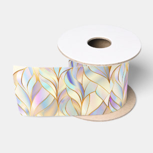Lazo De Raso Pastel Iridescente