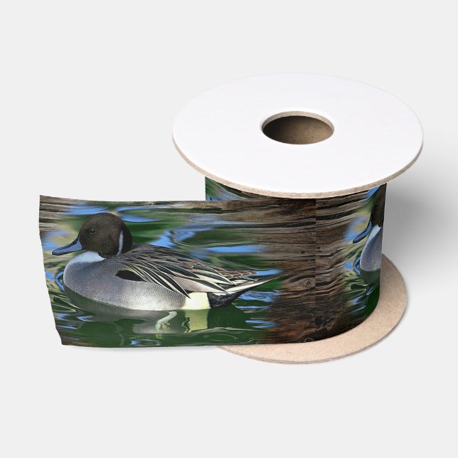 Lazo De Raso Pato En El Lago (Carrete)