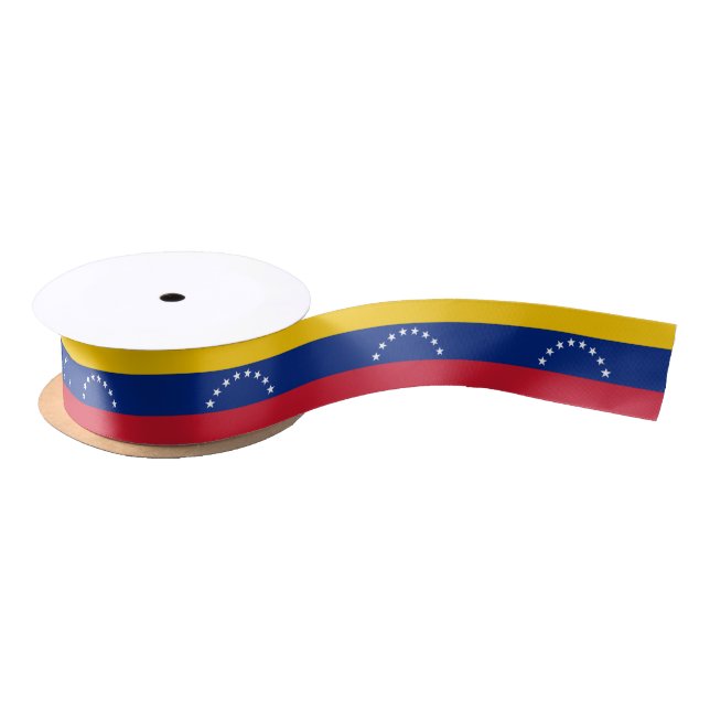 Lazo De Raso Patriótico venezolano de la bandera de Venezuela (Carrete)